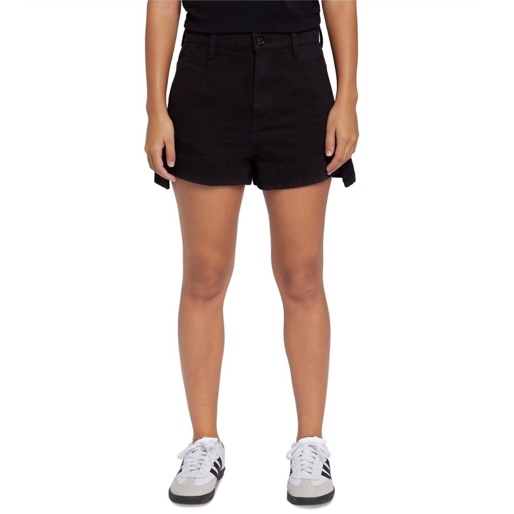7 For All Mankind Black Women's Casual Shorts